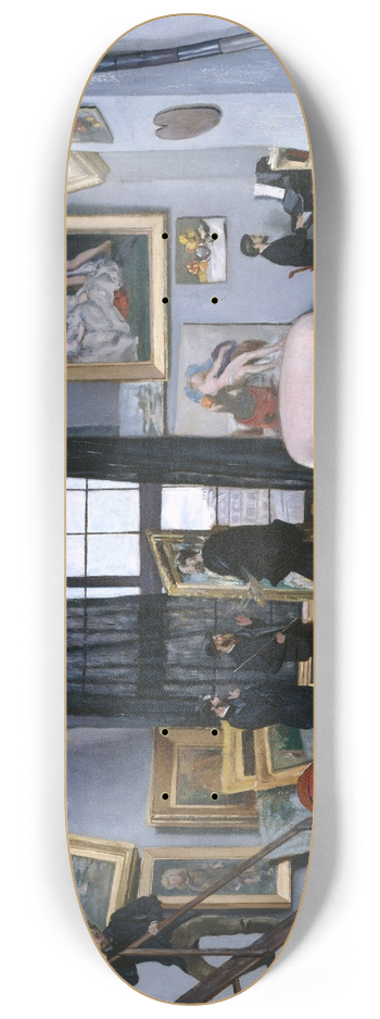 Frdric Bazille - Bazilles Studio 8.25 inch art skate deck