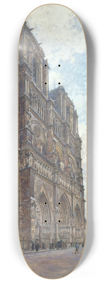 Frdric Houbron - Notre-Dame de Paris 8.25 inch art skate deck