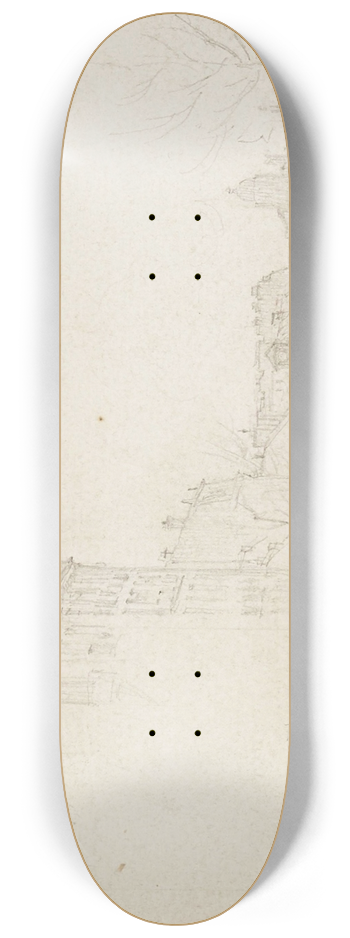 Frdric Houbron - Rue de Paris 8.25 inch art skate deck