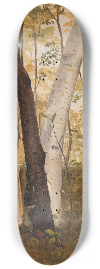 Frederic Edwin Church - In the Woods, Hudson, New York 8.25 inch art skate deck