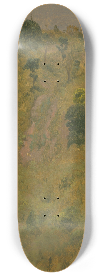 Frederic Edwin Church - Landscape V 8.25 inch art skate deck