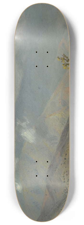 Frederic Edwin Church - Mountainous Landscape V 8.25 inch art skate deck
