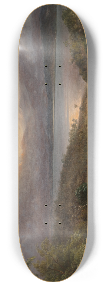 Frederic Edwin Church - View ofCotopaxi 8.25 inch art skate deck