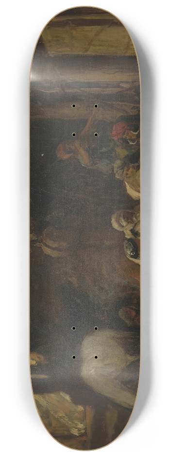 Frederick Arthur Bridgman - At rest, Algeria 8.25 inch art skate deck