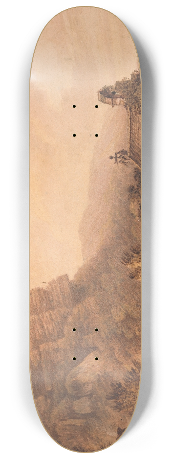 Frederick Calvert - Undercliff, Isle of Wight 8.25 inch art skate deck
