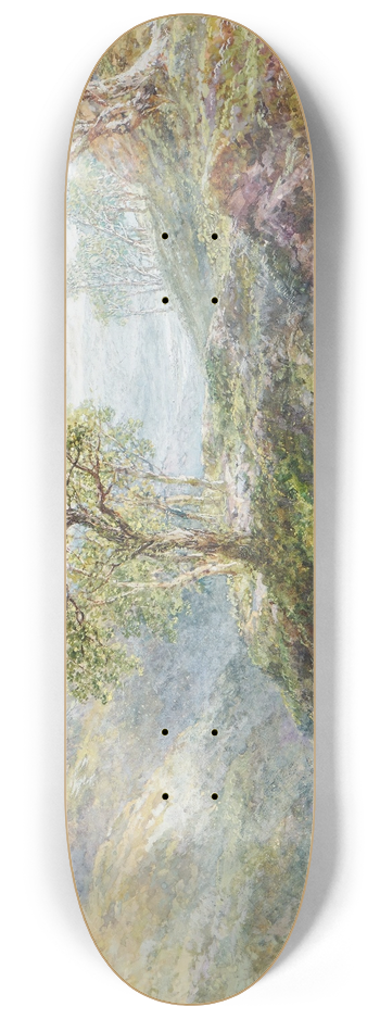 Frederick Henry Henshaw - Castel Dinas Bran, North Wales 8.25 inch art skate deck