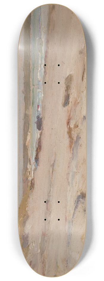 Frederick Porter Vinton - Beach Scene 8.25 inch art skate deck