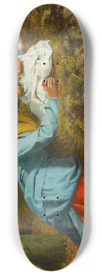 Frederick Richard Pickersgill - Happy hours (The path where the brown leaves are spread) 8.25 inch art skate deck