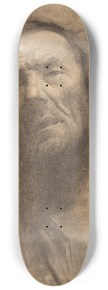 Frederick William MacMonnies - Head of a Man 8.25 inch art skate deck