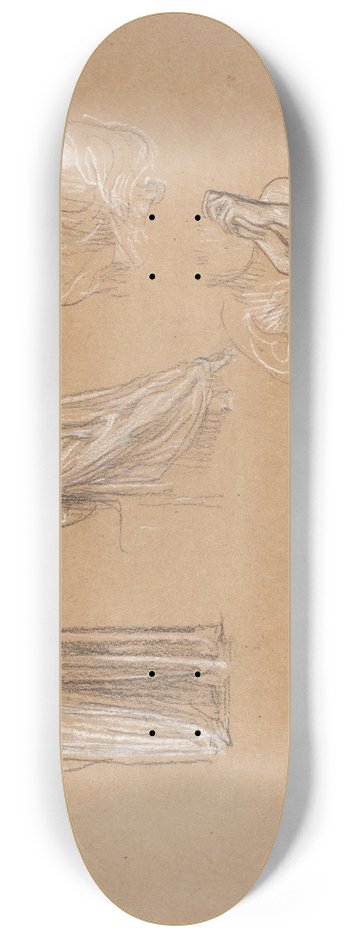 Frederic Leighton - Figure Studies 8.25 inch art skate deck