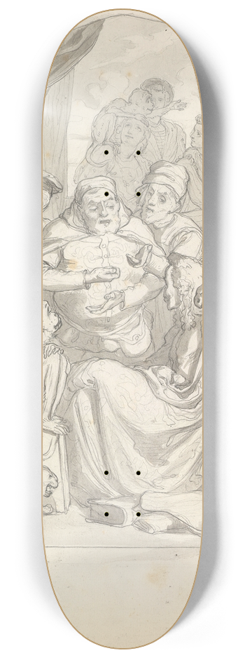 Frederic Leighton - Scene in an Artists Studio 8.25 inch art skate deck
