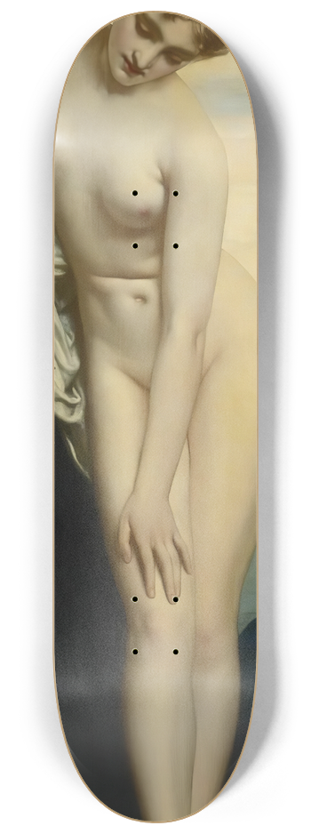 Frederic Leighton - Venus Disrobing For The Bath 8.25 inch art skate deck
