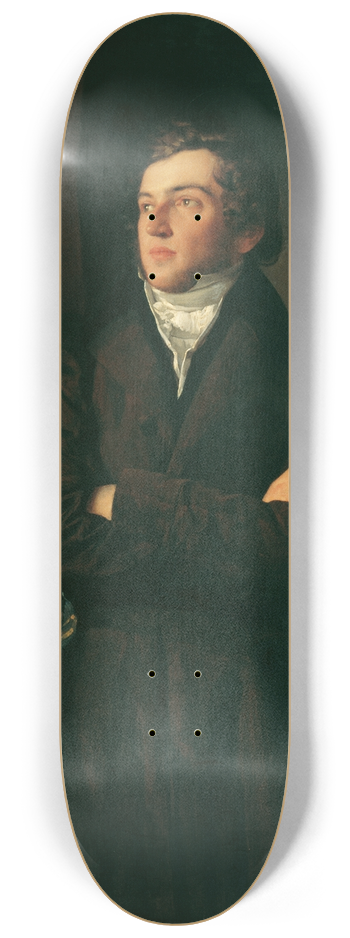 Friedrich von Amerling - Der Maler Robert Theer 8.25 inch art skate deck