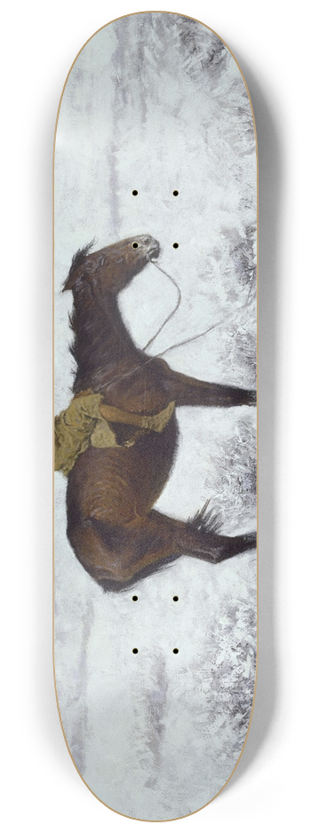 Frederic Remington - The Herd Boy 8.25 inch art skate deck