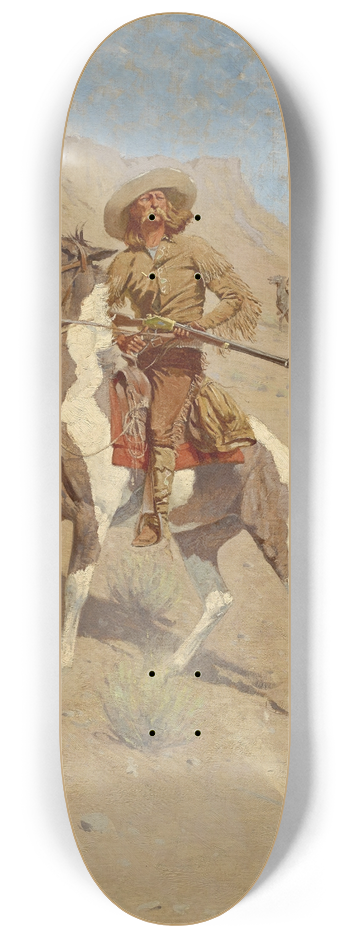 Frederic Remington - The Scout 8.25 inch art skate deck