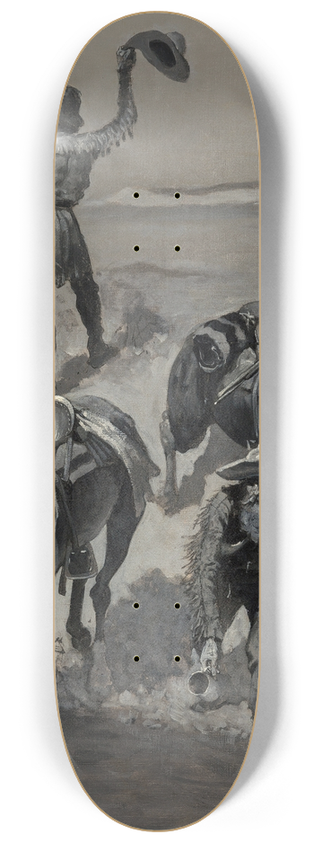 Frederic Remington - Water! 8.25 inch art skate deck
