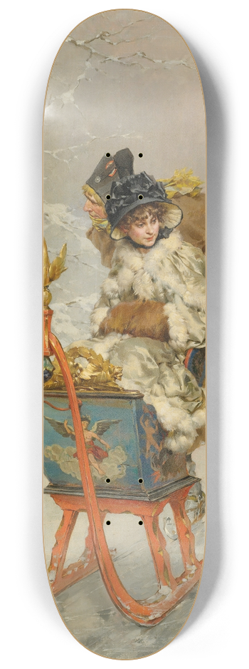 Frederik Hendrik Kaemmerer - The Sleigh Ride 8.25 inch art skate deck