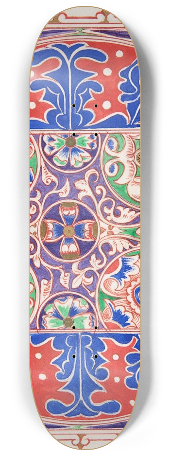 Freeman Gage Delamotte - Illuminated Initial O 8.25 inch art skate deck