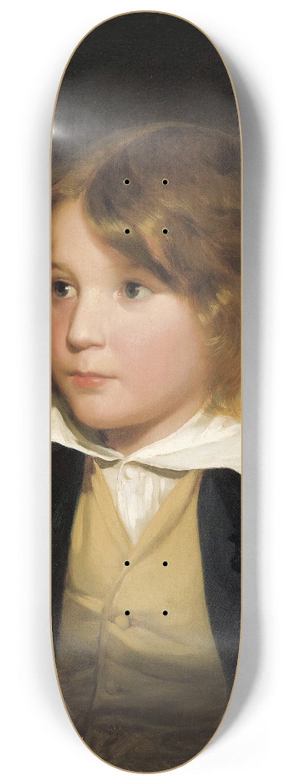Friedrich von Amerling - Portrait Of Joseph Amerling 8.25 inch art skate deck