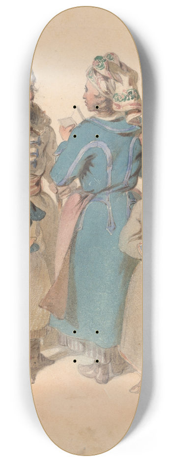 Friedrich Carl von Scheidlin - Meeting 8.25 inch art skate deck
