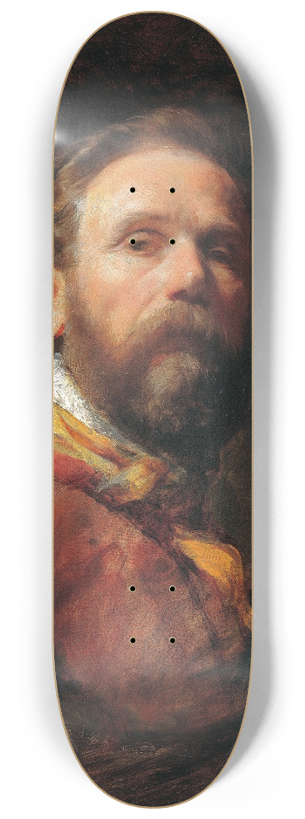 Friedrich von Amerling - Self-portrait 8.25 inch art skate deck