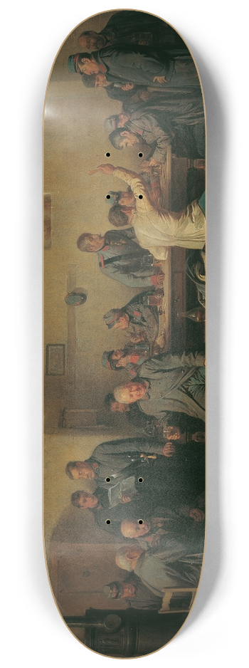 Friedrich Friedlnder - Soldaten In Der Kantine 8.25 inch art skate deck