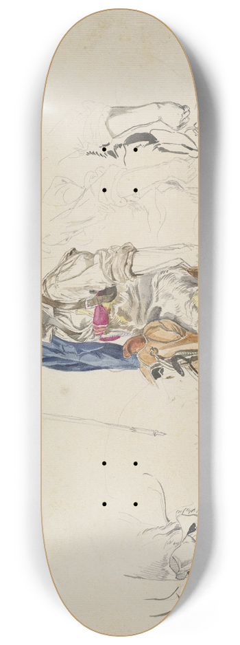 Friedrich von Nerly - Campagniolo romano 8.25 inch art skate deck