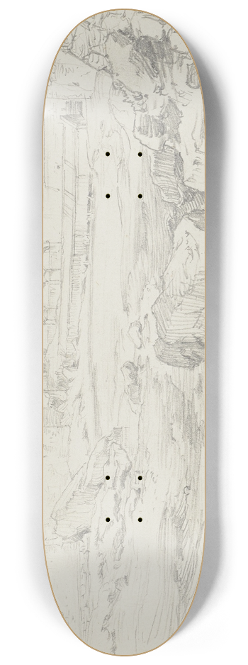 Friedrich Metz - Path to Fiesole 8.25 inch art skate deck