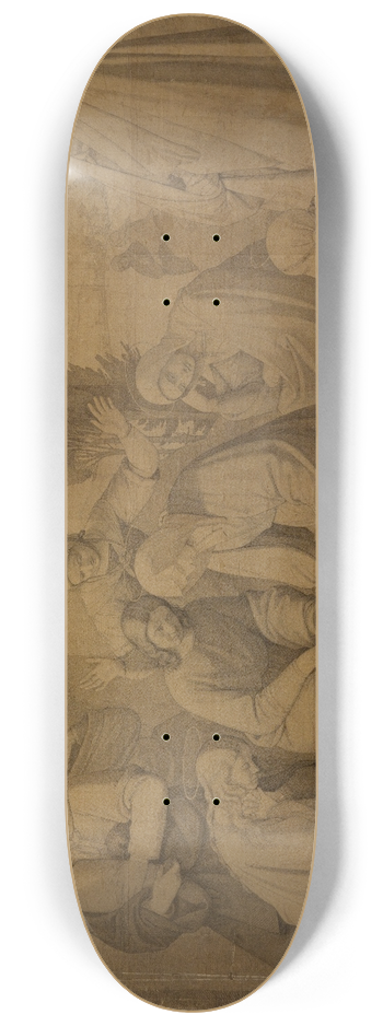 Friedrich Overbeck - Beweinung Christi 8.25 inch art skate deck