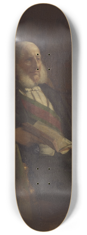 Friedrich von Amerling - Anton Ritter von Schmerling 8.25 inch art skate deck