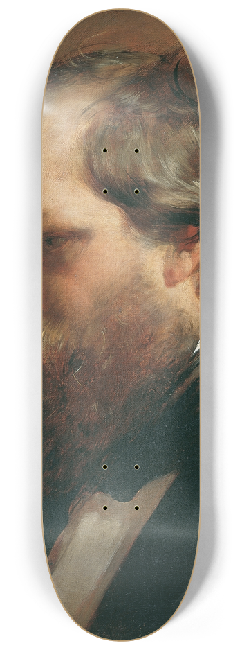 Friedrich von Amerling - Der Maler Carl Rahl 8.25 inch art skate deck