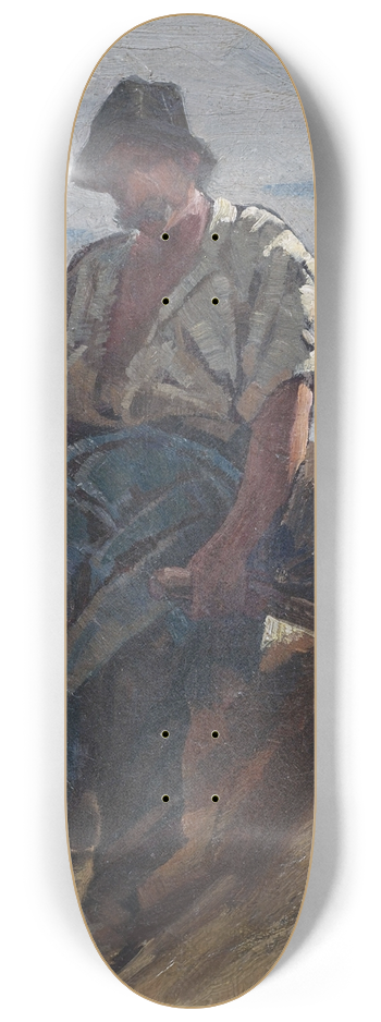 Friedrich von Keller - Steinbrecher mit Schubkarre 8.25 inch art skate deck