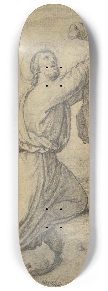 Friedrich von Olivier - The Good Shepherd 8.25 inch art skate deck