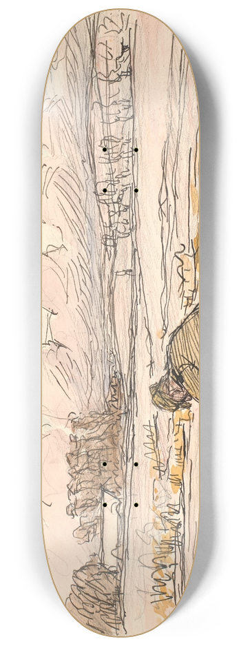 Fritz Syberg - Bonden p isen 8.25 inch art skate deck