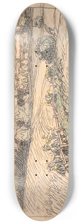 Fritz Syberg - Der var saa dejligt ude paa Landet 8.25 inch art skate deck
