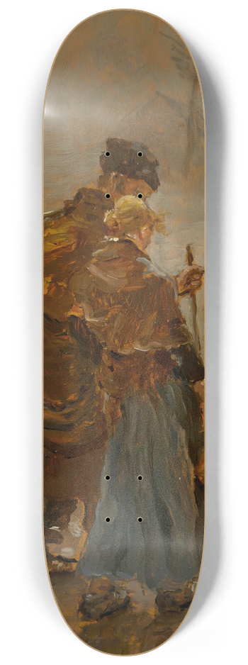 Fritz von Uhde - Schwerer Gang 8.25 inch art skate deck