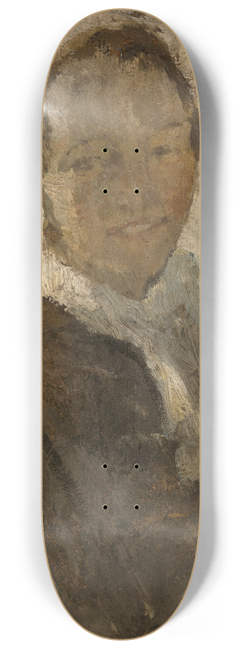 Fritz von Uhde - Young Girl 8.25 inch art skate deck