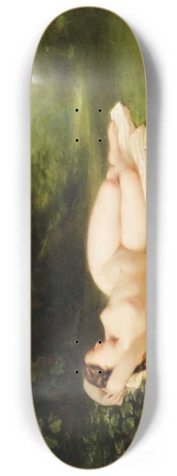 Fritz Zuber-Bhler - Bather Asleep 8.25 inch art skate deck