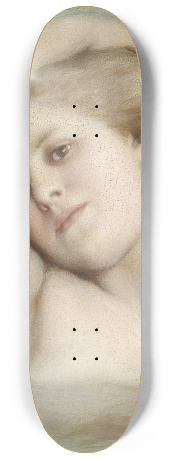 Gabriel von Max - Kopf eines trumenden Mdchens 8.25 inch art skate deck