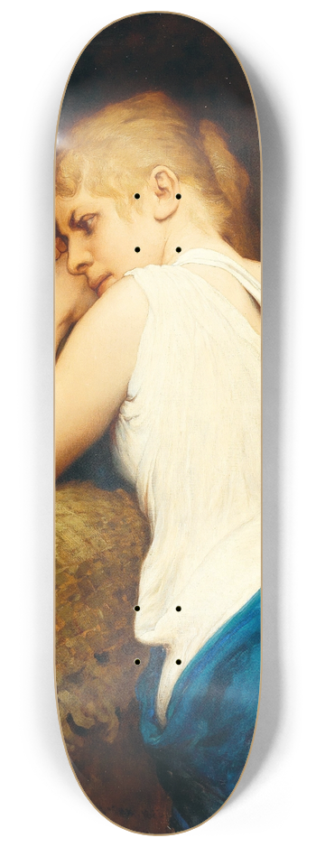 Gabriel von Max - Mary Magdalene 8.25 inch art skate deck