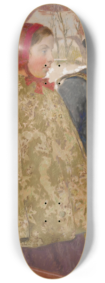 Gari Melchers - Winter 8.25 inch art skate deck