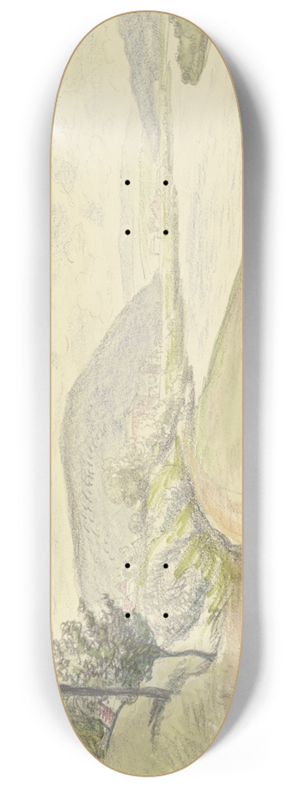 Fried Stern - Gemnden am Main 8.25 inch art skate deck