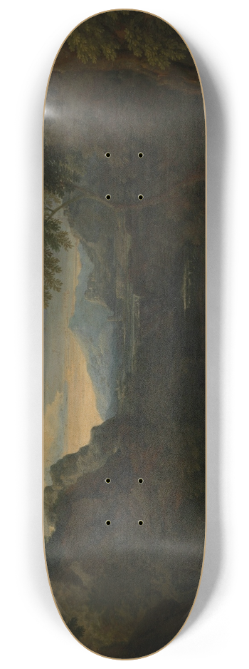 Gaspard Dughet - Imaginary Landscape 8.25 inch art skate deck