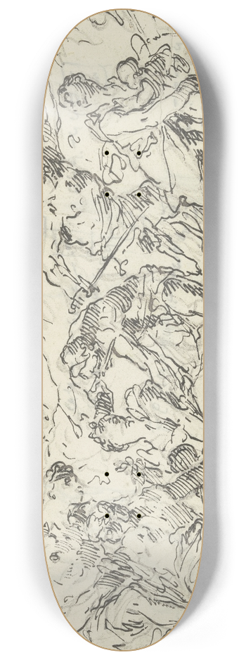 Gaspare Diziani - Bethlehemitischer Kindermord 8.25 inch art skate deck