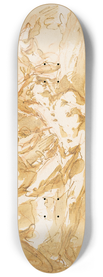 Gaspare Diziani - Saint Sebastian 8.25 inch art skate deck