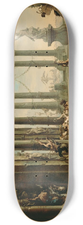 Alessandro Magnasco - Bacchanale 8.25 inch art skate deck