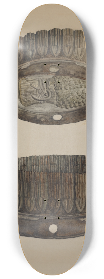 Genevieve Jordan - Cake Mold 8.25 inch art skate deck