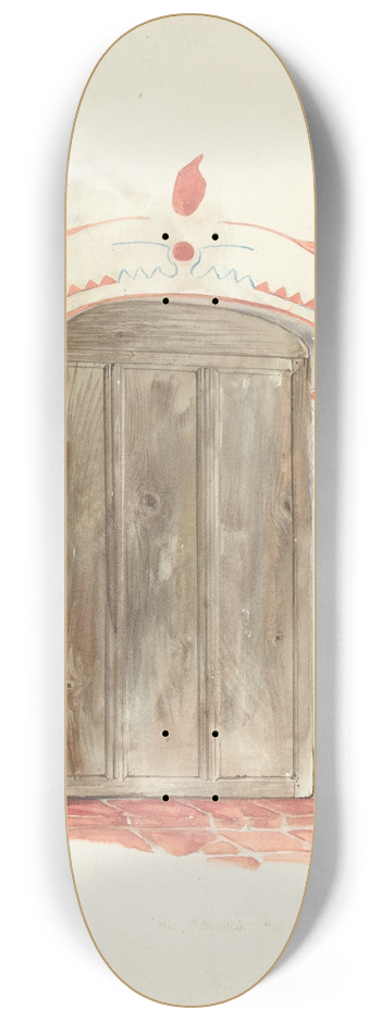 Geoffrey Holt - Wall Painting 8.25 inch art skate deck