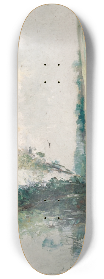 George A. Boyle - Landscape with a Stream 8.25 inch art skate deck