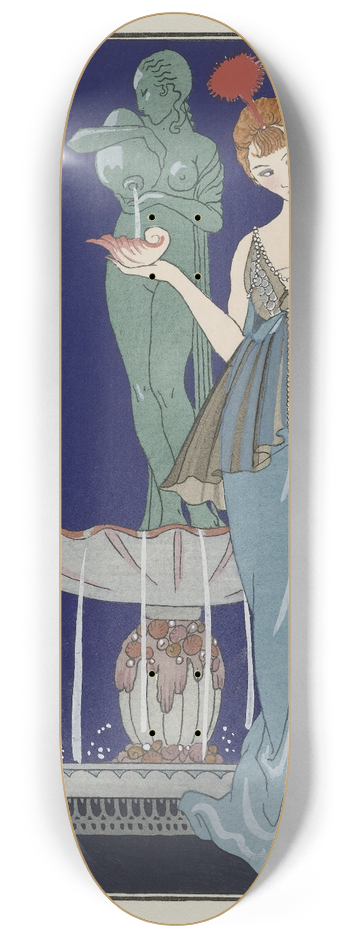 George Barbier - Evening Attire 8.25 inch art skate deck